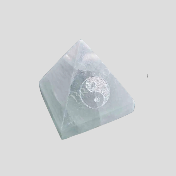 Pirâmide selenite Ying Yang