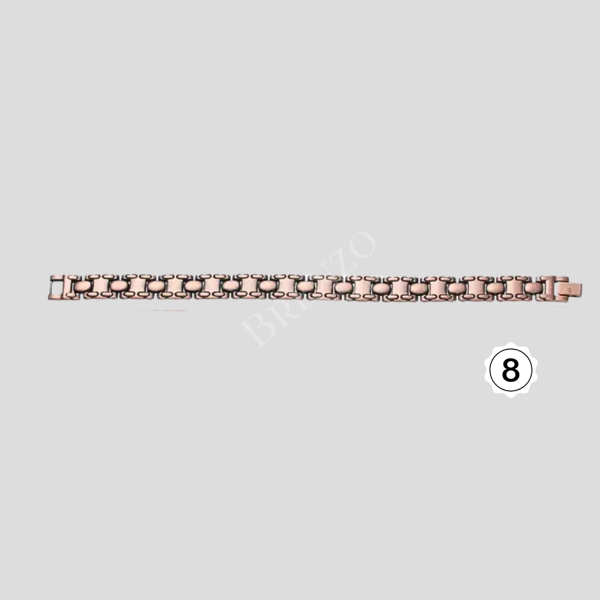 Pulseira magnética anti cobre 8