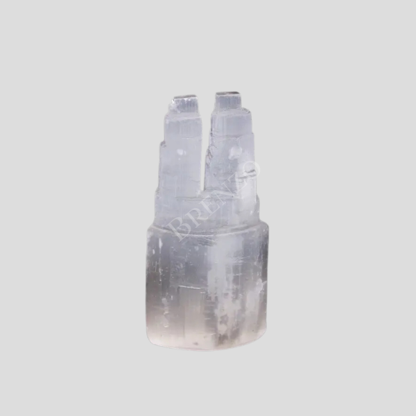 Torre dupla selenite 15 cm