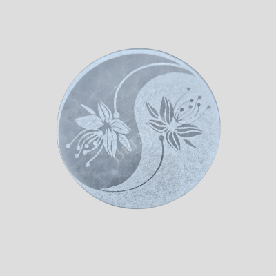 Base de selenite flor...